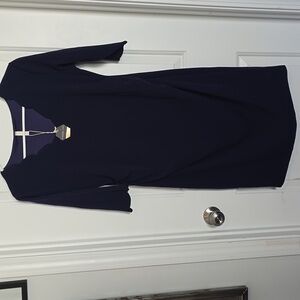 Pinkblush Maternity Elegant Navy Blue Dress